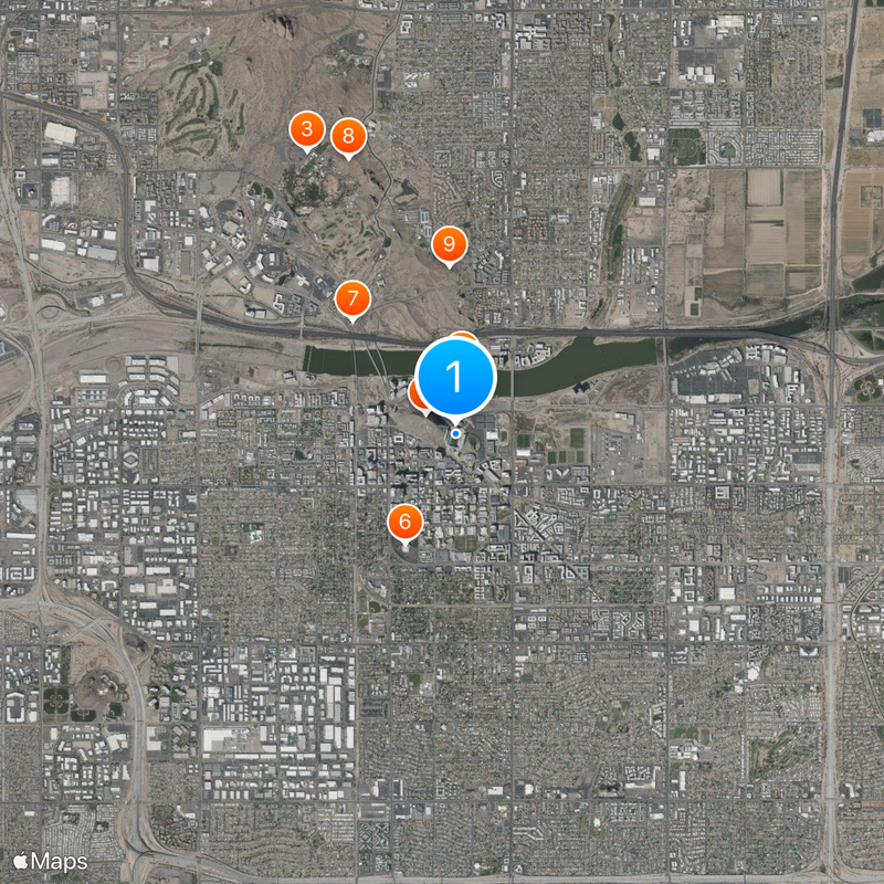 Mountain America Stadium Map