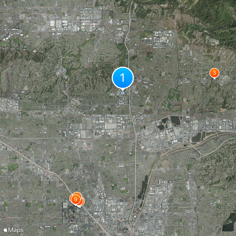 California State University, Fullerton Map