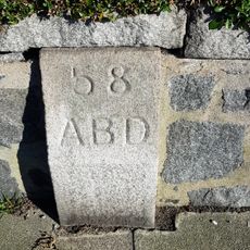 Boundary Marker 58, 21 Elmbank Terrace, Aberdeen