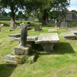 Linton churchyard cross and sundial