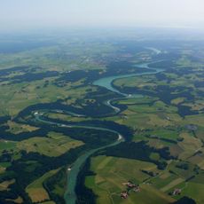 Prallhänge und Kiesbänke des Lechs bei Niederwies