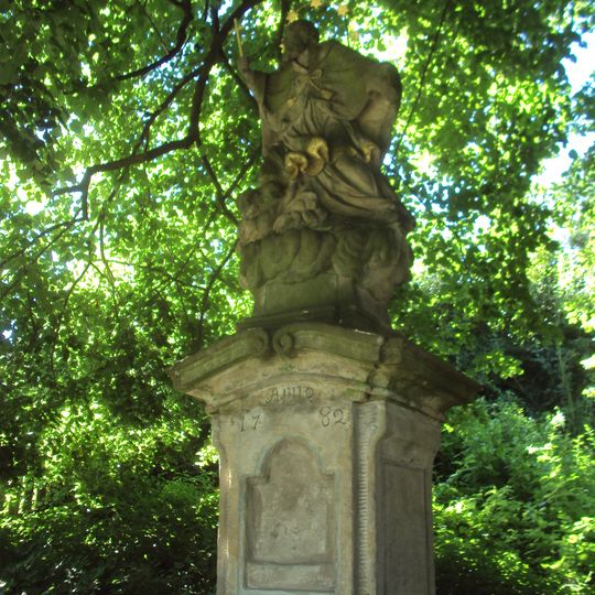 Statue of John of Nepomuk in Hamr na Jezeře