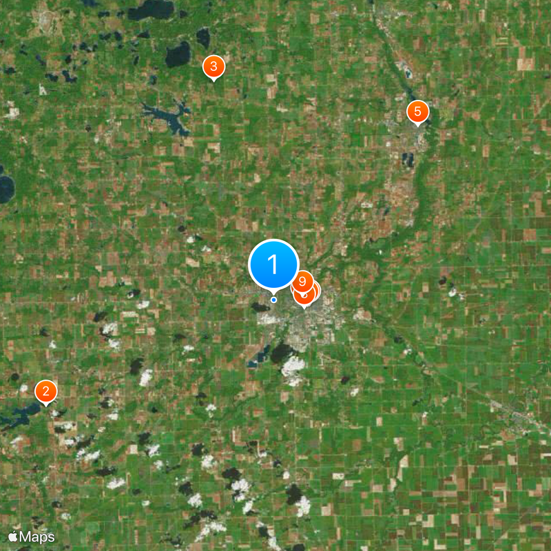 Adrian College Map