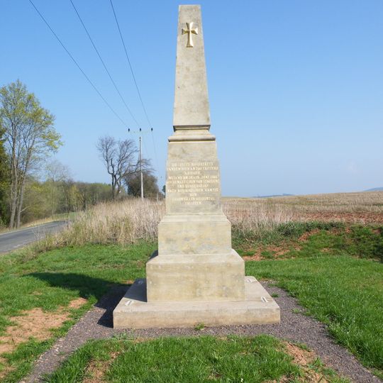 Společný hrob padlých vojínů z roku 1866