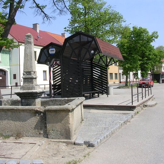 Fountain with the obelisk