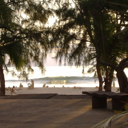 Strand von Boucan Canot