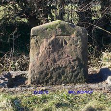 Milestone, NE of Stonebow