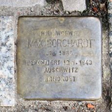 Stolperstein dedicated to Max Borchardt