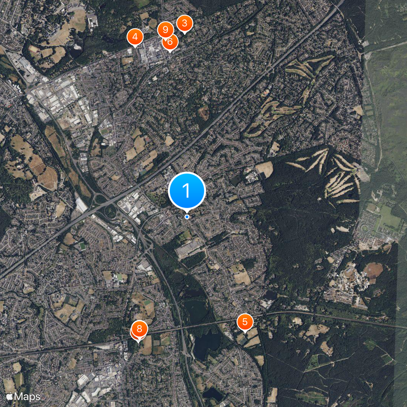 Frimley Map