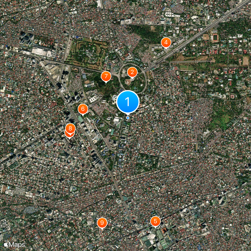 Philippine Heart Center Map