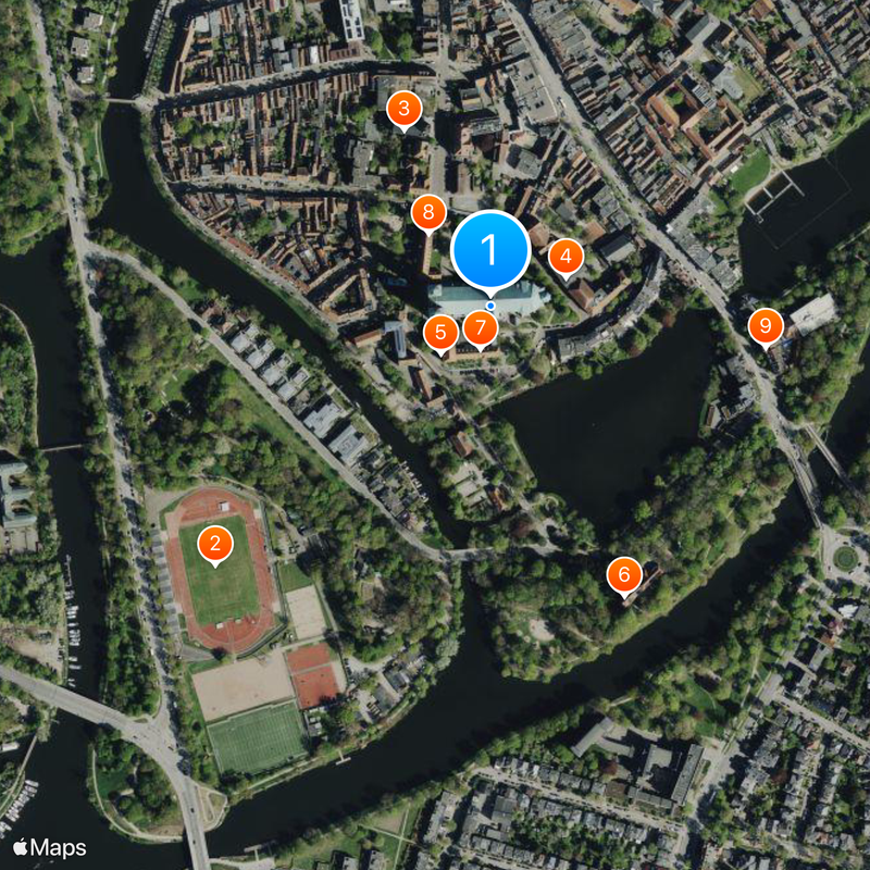 Lübeck Cathedral Map