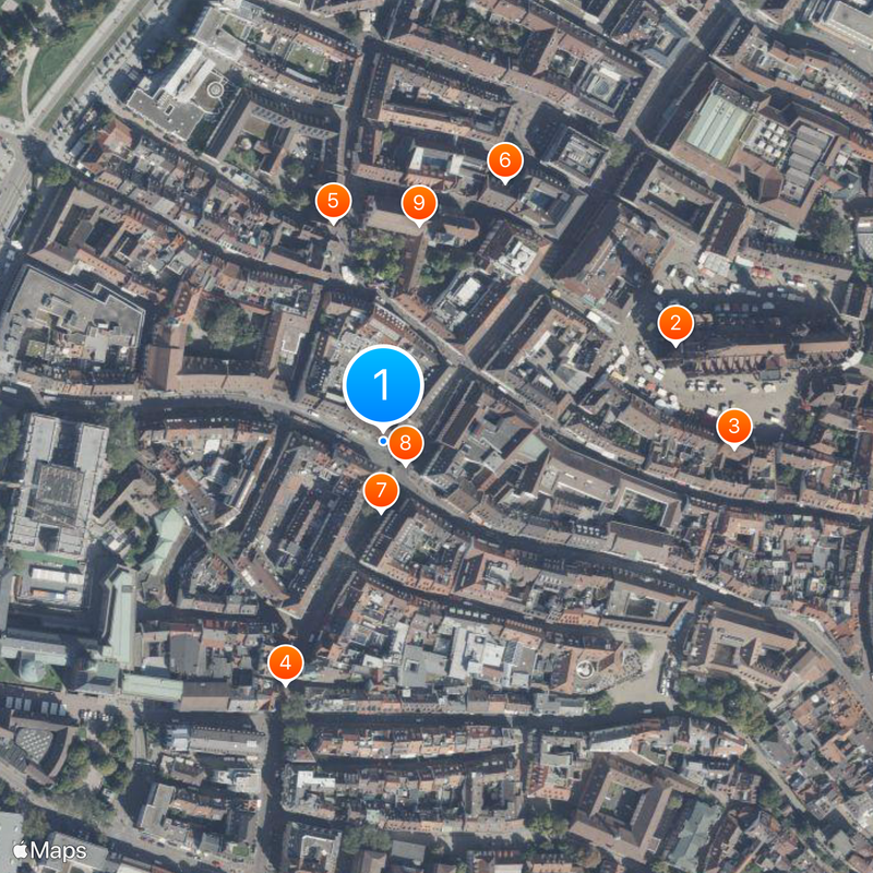 Tramway de Fribourg-en-Brisgau Carte