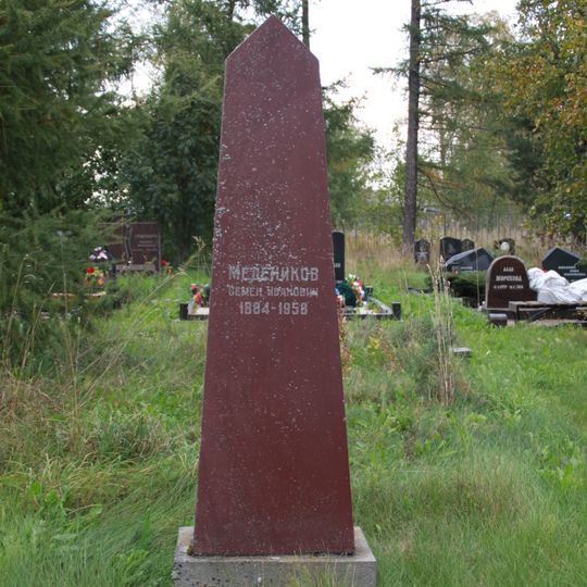 Могила Меденникова С.И. , ветерана партии