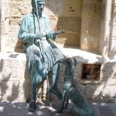San Lázaro con su perro