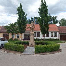 Socha svatého Floriána v ulici Staré Město ve Strážnici