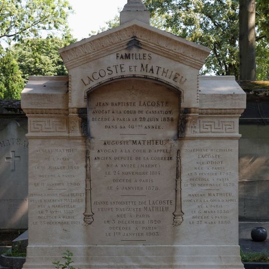Grave of Lacoste & Mathieu