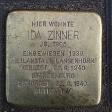 Stolperstein en memoria de Ida Zinner