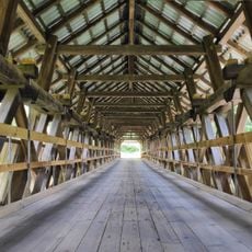 Spodnji Log Wooden Bridge
