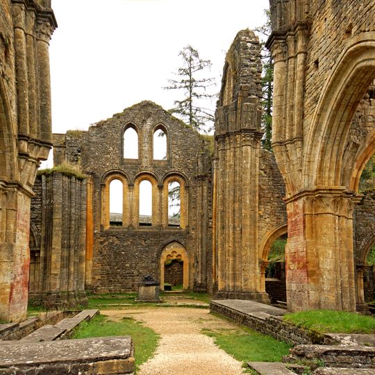 Ruins of the old Orval Abbey