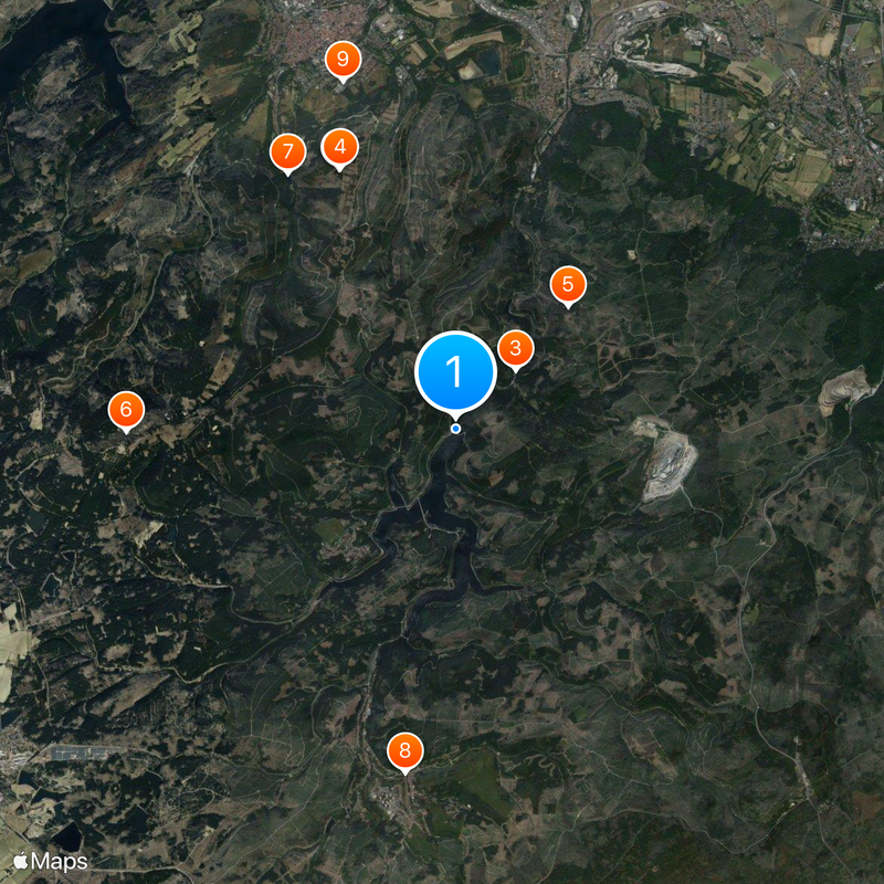 Oker Dam Map
