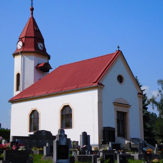 Cemetery chapel in Chuchelna