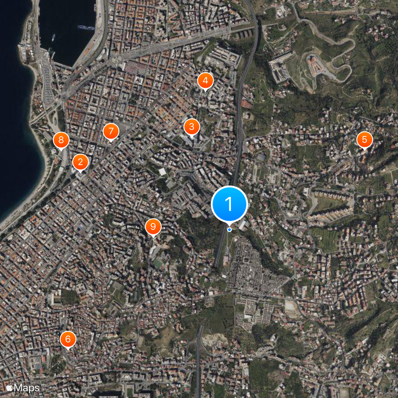 Reggio Calabria Mapa