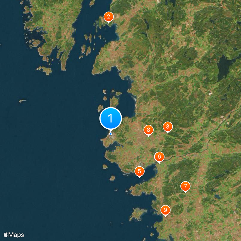Ringhals Nuclear Power Plant Map