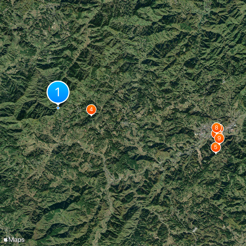 Nabetachiyama Tunnel Map