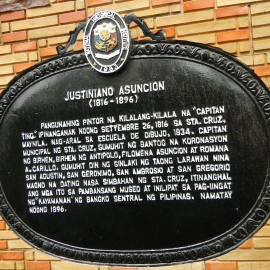 Justiniano Asuncion historical marker