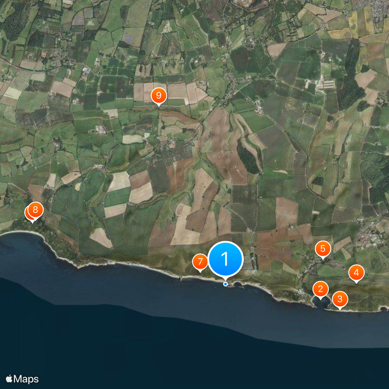 Durdle Door Mapa