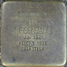 Stolperstein dedicated to Leo Nissenbaum