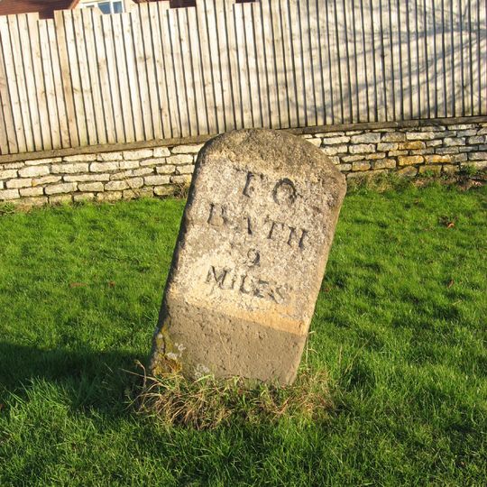 Mile Stone Immediately South East Of Webb's Farmhouse