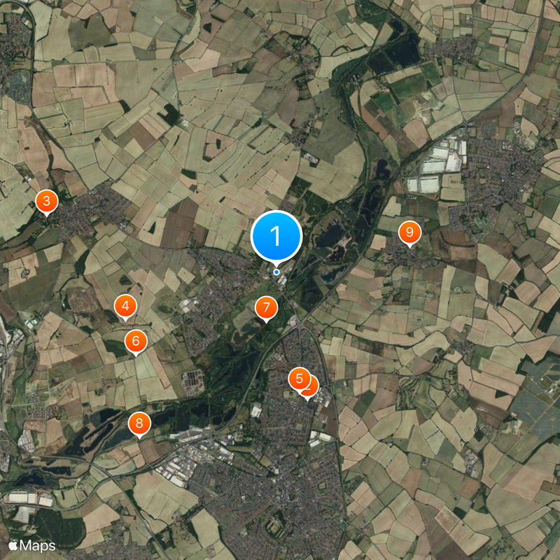Nene Park Map