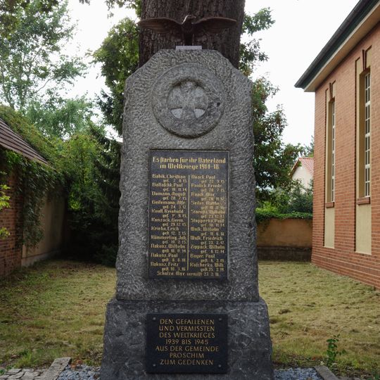 War memorial Proschim
