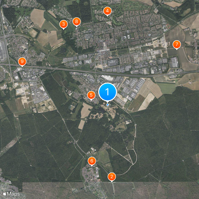 Château de Ferrières Mappa