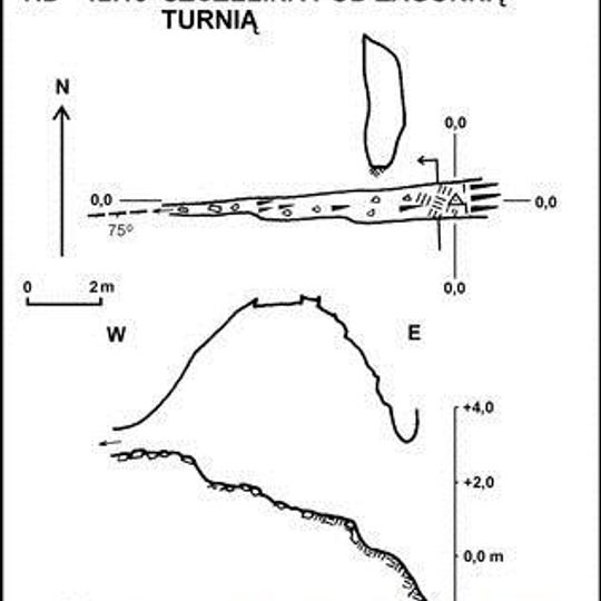 Szczelina pod Zagonną Turnią