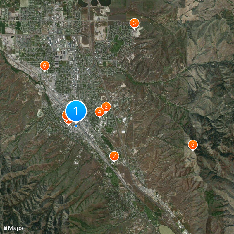 Pocatello Mapa