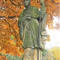 Socha svatého Prokopa na návsi v Touchořinách