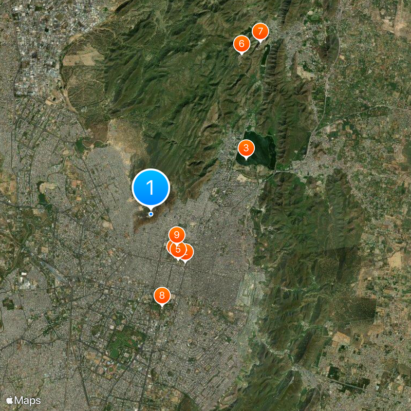 Fort Nahargarh Carte