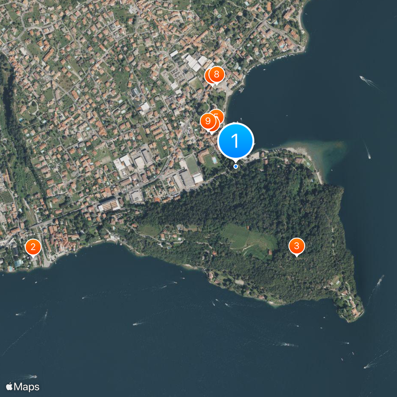 Villa Balbianello Mapa