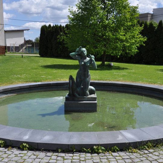 Fountain in Husova Street, Přibyslav