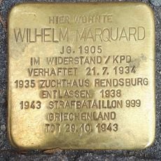 Stolperstein dedicated to Wilhelm Marquard
