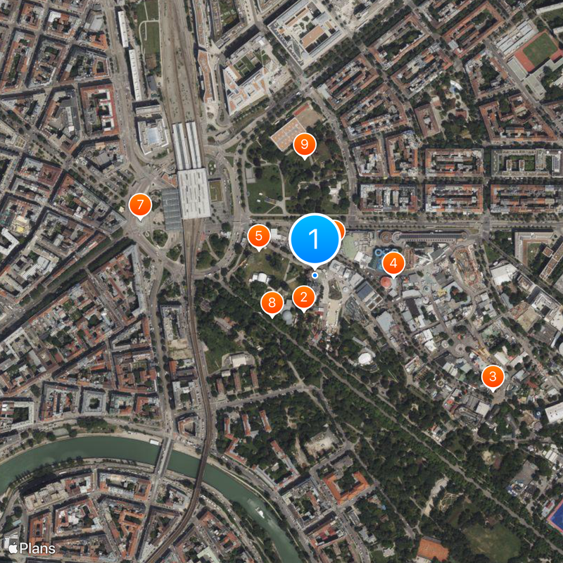 Wiener Riesenrad Mapa