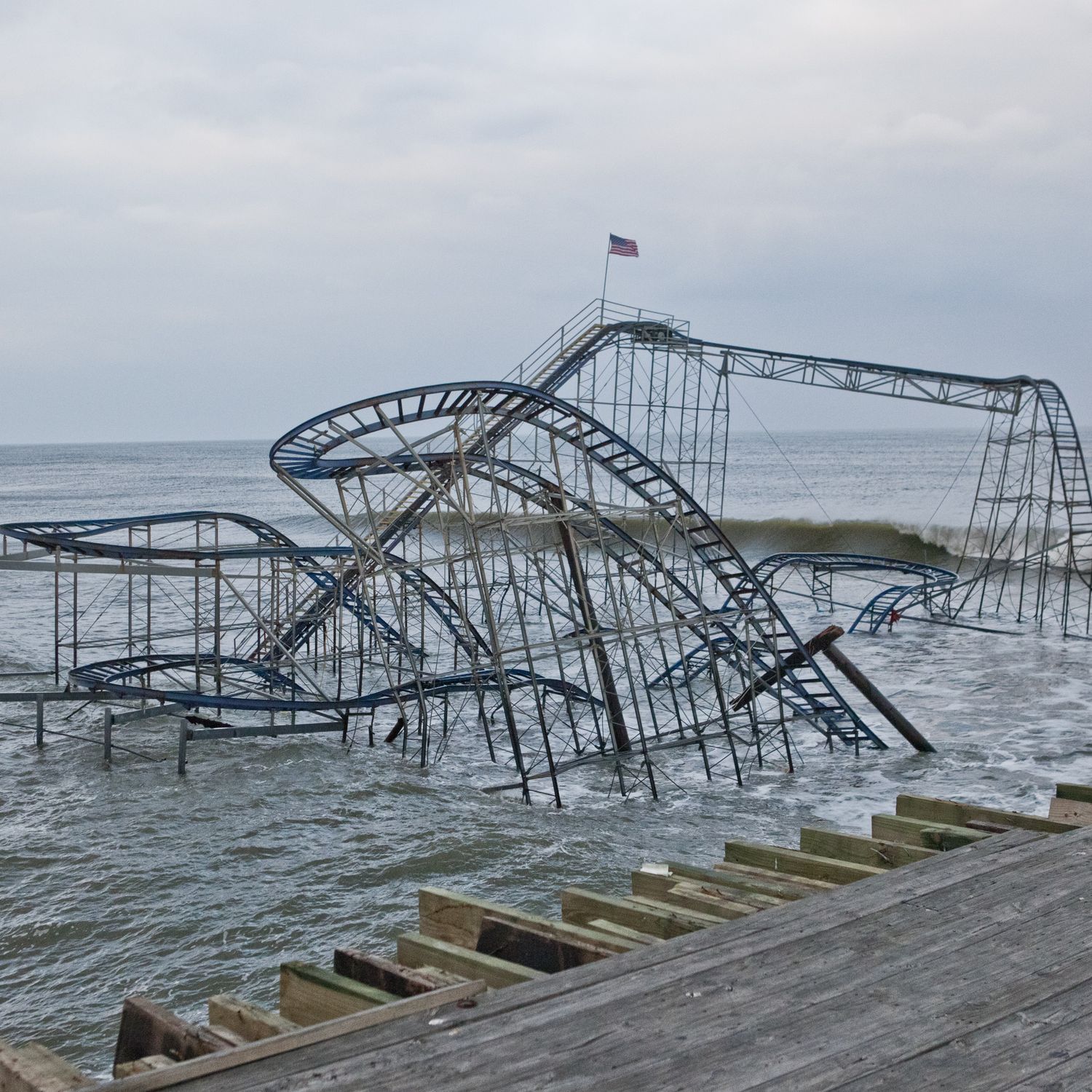 Star Jet - Steel roller coaster at Casino Pier, Seaside Heights