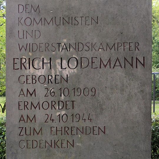 Erich Lodemann memorial
