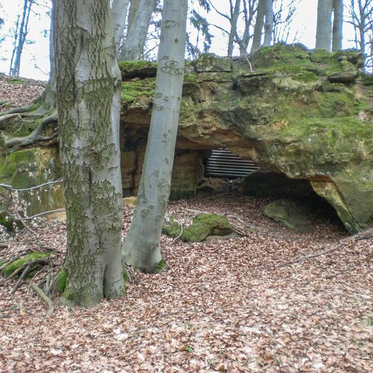 Obere Silbersandhöhle im Kuhtrieb bei Entenberg