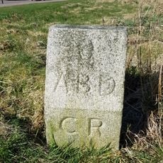 Boundary Marker 'omega',  Esplanade, Aberdeen