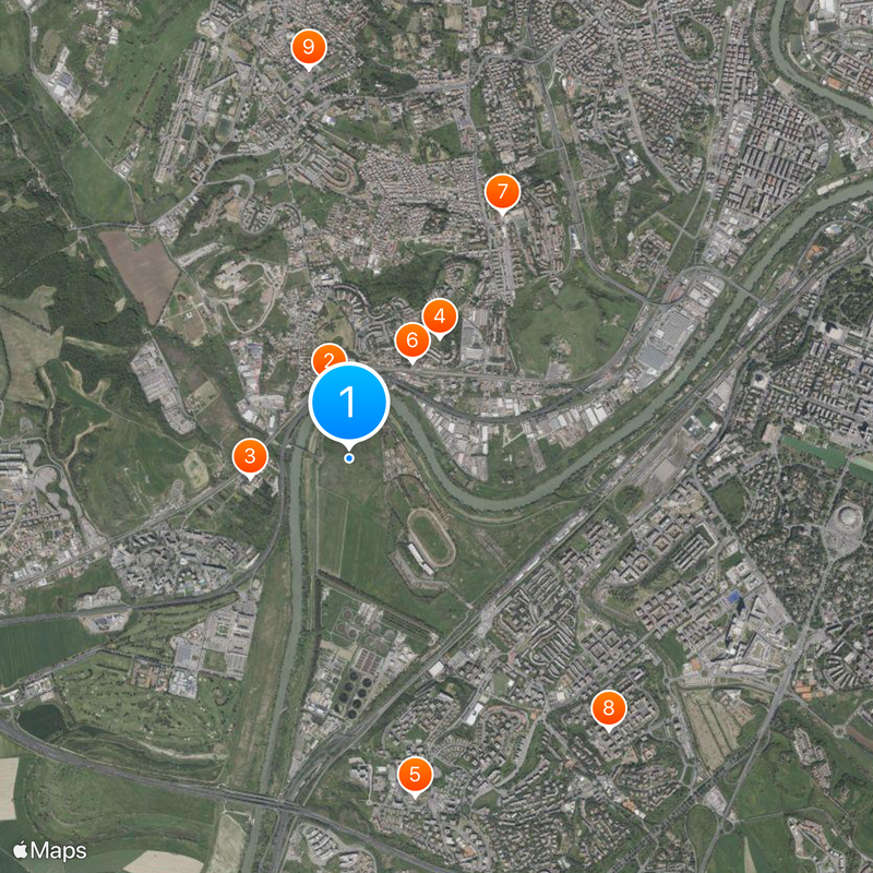 Stadio della Roma Map