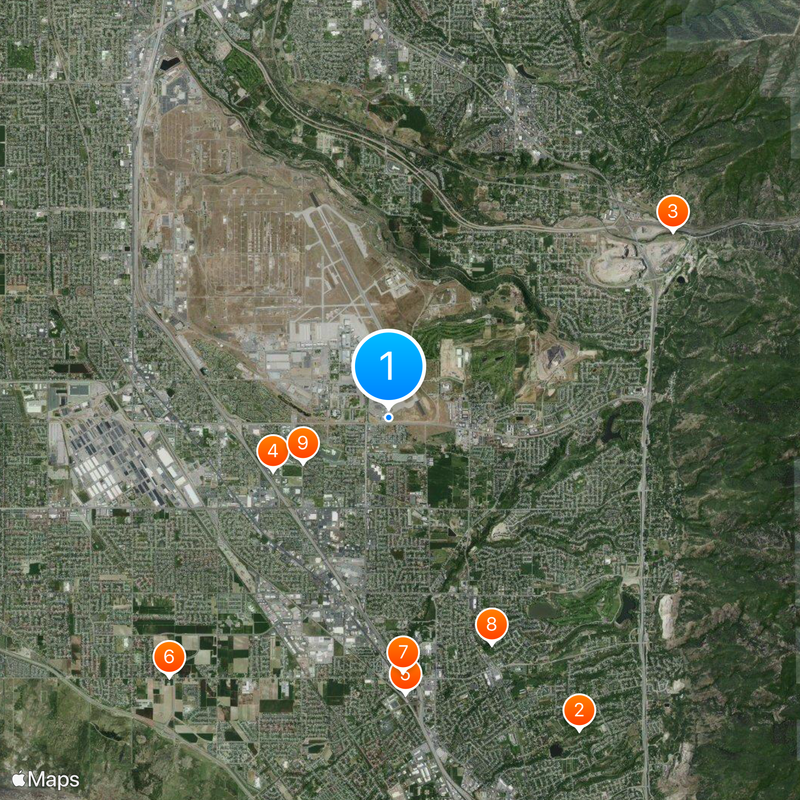 Hill Air Force Base Map