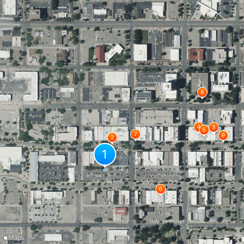 Grand Junction Kaart